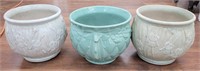 (4) Ceramic Flower Pots