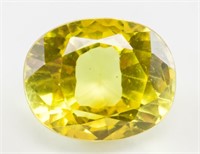 9.45ct Oval Cut Yellow Natural Citrine GGL