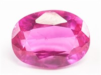 7.27ct Oval Cut Pink Natural Sapphire GGL
