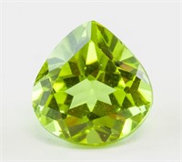 3.70ct Pear Cut Green Natural Sphene Titanite GGL