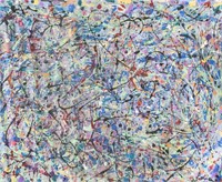 Jackson Pollock American Acrylic on Canvas