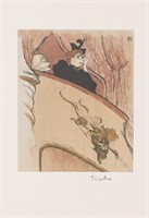 Henri Toulouse-Lautrec French Signed Linocut