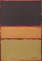 Mark Rothko American Abstract Oil on Canvas