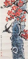 Zhu Shouzhen Chinese Watercolor on Paper