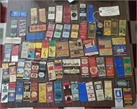 69 old advertising matchbooks Texas 30s 40s