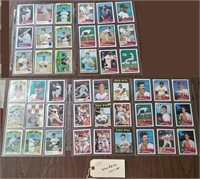 45 Boston Red Sox 1970+ Topps baseball cards