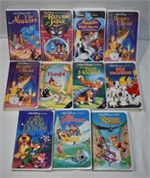 11 pcs Disney The Classics VHS Movies
