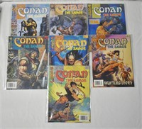 7 pcs Conan The Savage Comic Books