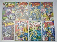 8 pcs Vintage X-Men Comic Books
