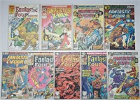 9 pcs Vintage Fantastic Four Comic Books