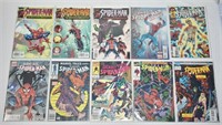 10 pcs Vintage Spider-Man Comic Books