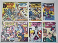 8 pcs Vintage Spider-Man Marvel Tales Comic Books