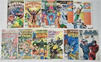 11 pcs Vintage Assorted Superhero Comic Books