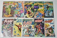 10 pcs Vintage Flash & Others Comic Books