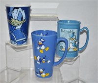 3 pcs Donald Duck Coffee Mugs