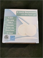 New 4" Recessed  LED Slim Panel Light