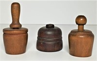 Three Butter Molds/Stamps