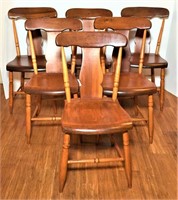 Six Antique Dining Chairs