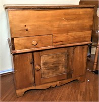 Antique Chest with Hinged Top
