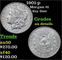 1901-p Morgan $1 Grades AU Details