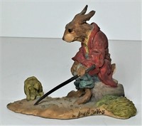 Schmid Rabbit & Turtle Figurine