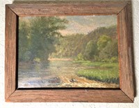 MB Leisser “ Chartiers Creek” Painting
