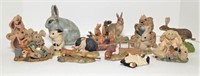 Rabbit Figurines in Assorted Materials
