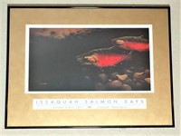 Issaquah Salmon Days Framed Poster