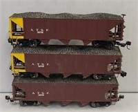 3x- G Scale Coal Rail Cars