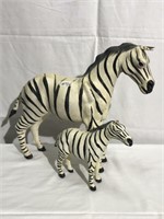 Pair of Zebra Figurines