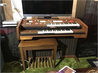 Baldwin Organ with bench