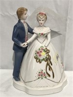 Porcelain Bride and Groom Figurine