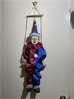 Porcelain Swinging Clown