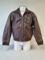 Men's Wilsons Brown Leather Jacket - Size XL