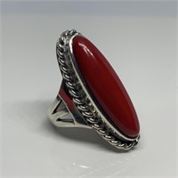 STERLING SILVER NICE STONE RING
