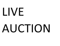 LIVE AUCTION is Wed, Mar 3rd at 5pm