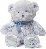 Gund Baby My 1st Teddy Plush Toy, Blue, 15-Inch