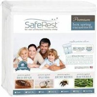 SafeRest Premium Box Spring Encasement, White,