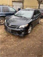 2012 Black Toyota Corolla (K $85)