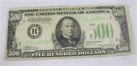 1934 $500 federal reserve note