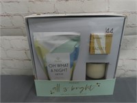 Musee All is Bright Bath Soak, Candle & Soap Set