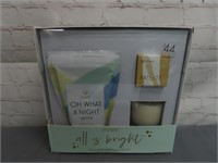 Musee All is Bright Bath Soak, Candle & Soap Set