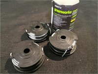 New String Trimmer Replacement Spool x 3