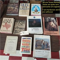 10 books Texas history Alamo Capitol 1st Ed signed