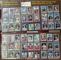 54 Topps 1970+ baseball cards Chicago White Sox