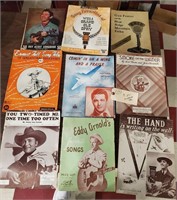 9pc country songbooks sheet music grand ole opry +