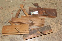 4 - Antique Wood Planes