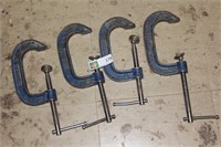 4 - 6" Record C Clamps