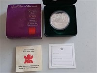 2003 Canada Coronation 99.99% Silver Dollar