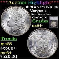 *Highlight* 1879-o Vam 27A R5 Morgan $1 Graded ms6